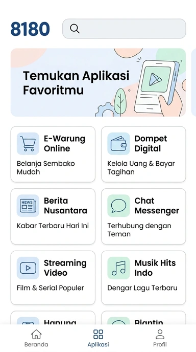 Aplikasi Populer di 8180 — Kanal Uji Terbaik