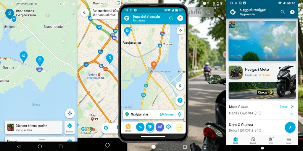 Antarmuka aplikasi F32 menampilkan peta rute dengan informasi cuaca terkini.