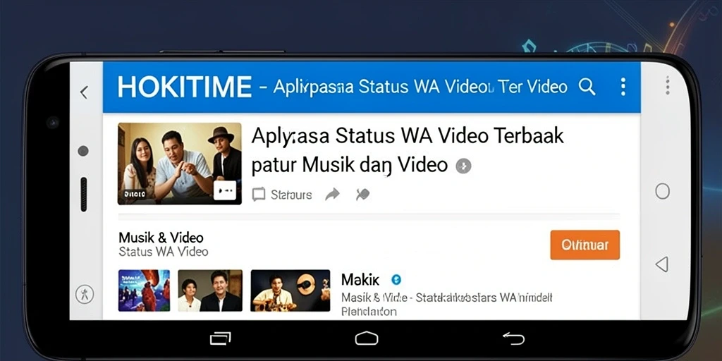 Tampilan antarmuka HOKITIME dengan opsi video berkualitas tinggi.