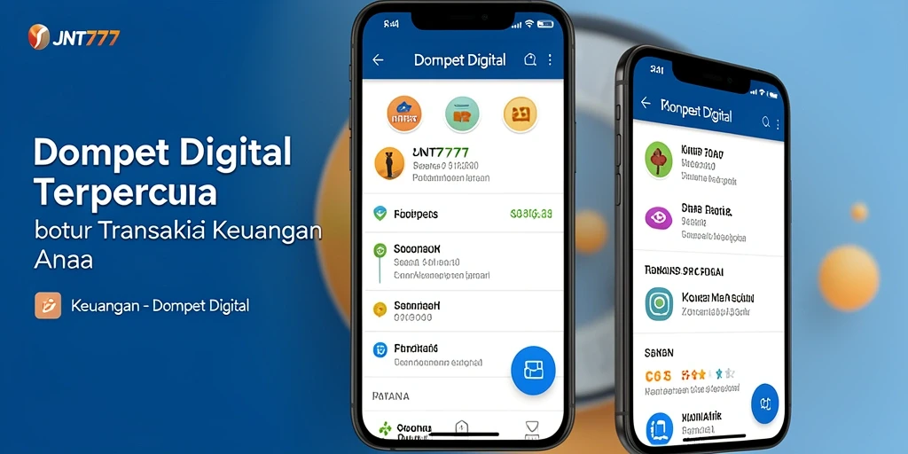 Screenshot JNT777 menampilkan antarmuka pengguna yang intuitif dan fitur-fitur Dompet Digital.